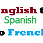 English to Spanish to French