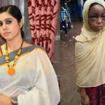 মিরপুর ডিওএইচএসে লেফটেন্যান্ট কর্নেল তসলিম আহসানের নির্যাতনকারী স্ত্রী আয়েশা লতিফ (বামে), নির্যাতীত শিশুটি (ডানে)।