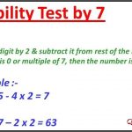 ৭ দিয়ে বিভাজ্য কিনা