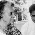 প্রণব মুখার্জী এবং ইন্ধিরা গান্ধী