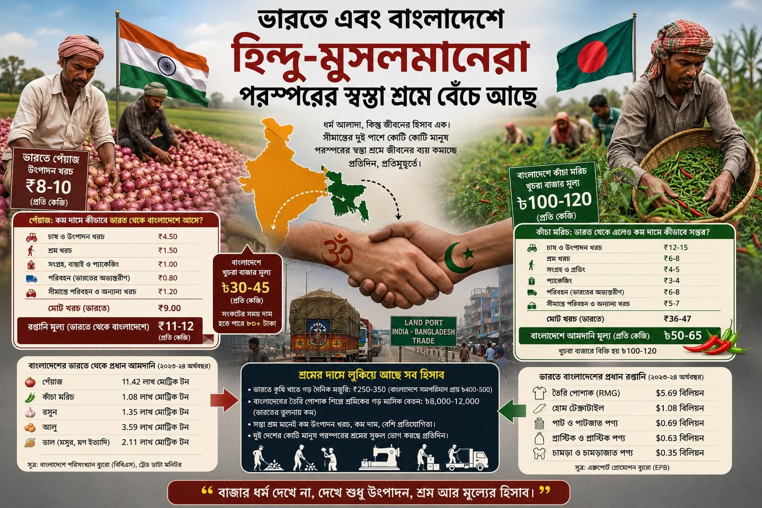 ভারত এবং বাংলাদেশ