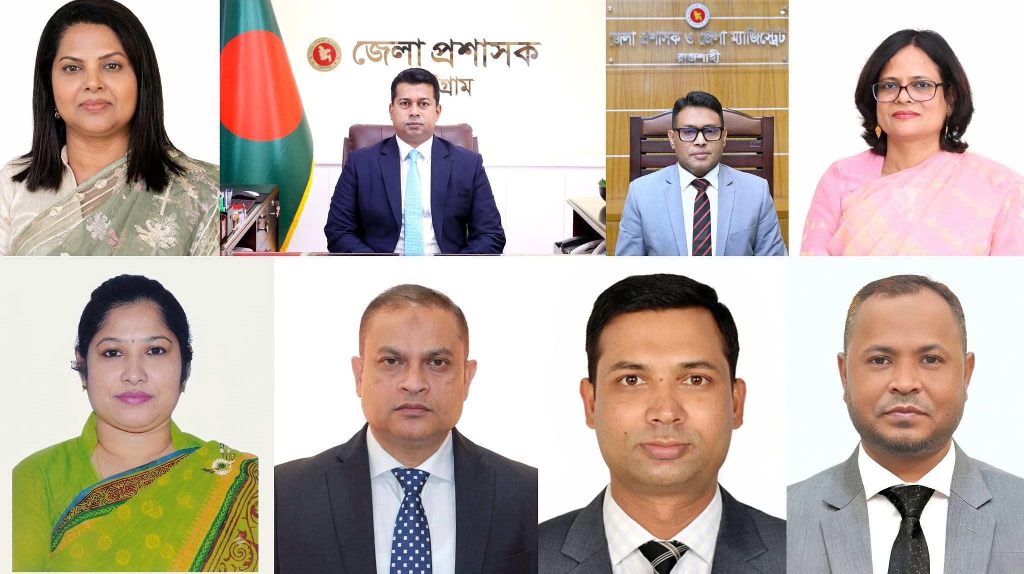 আট বিভাগীয় জেলা।